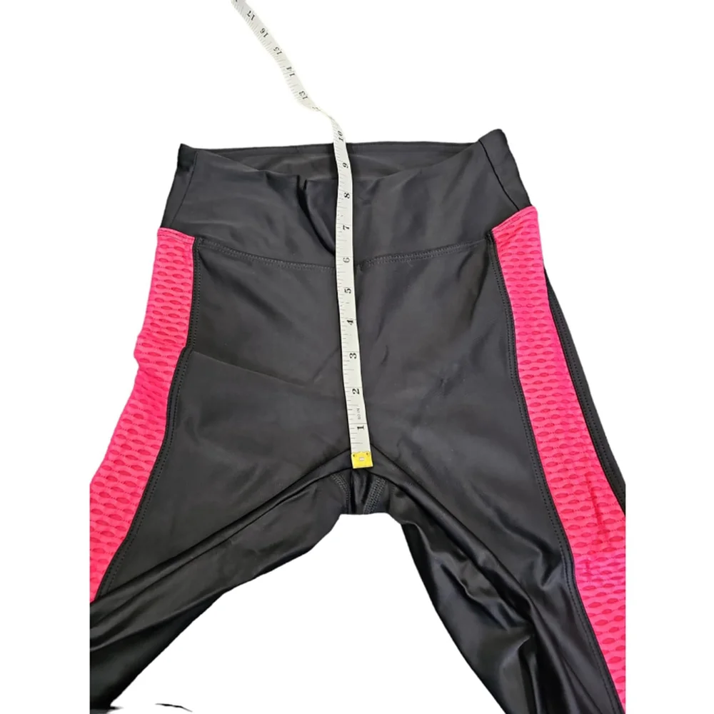 KORAL Dynamic Duo High-Rise Energy Leggings Black/Infrared Sz XS